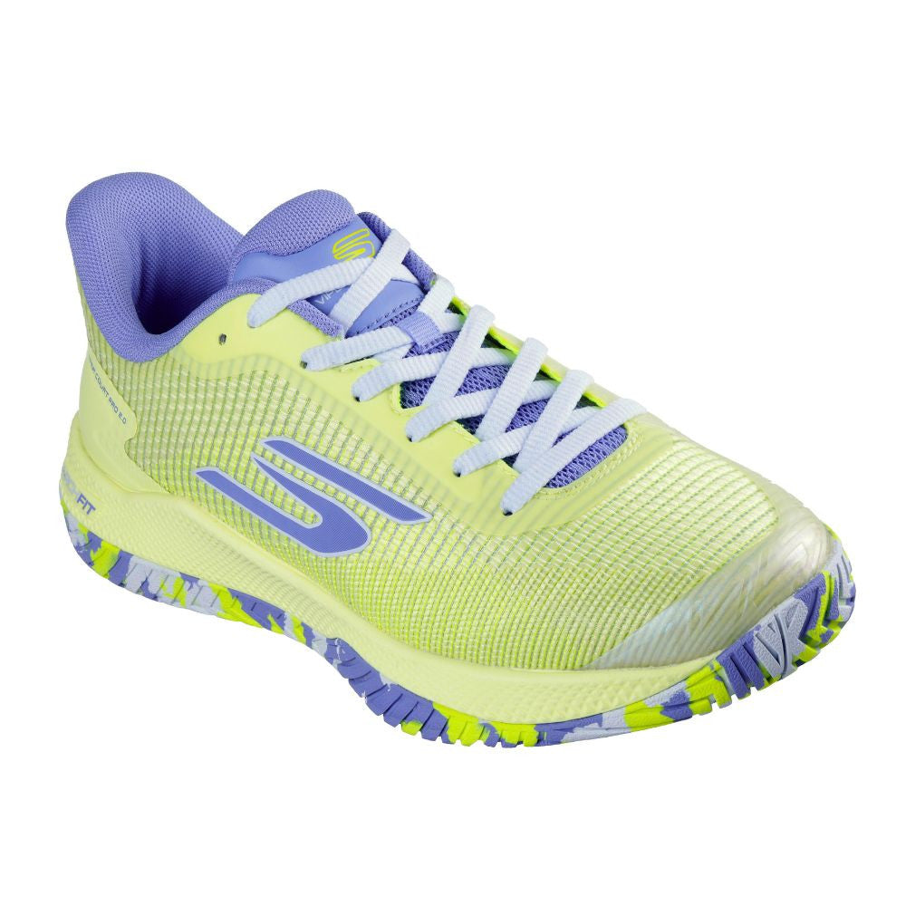 Skechers Viper Court Pro 2.0 Lime/Lavender Shoe | Pickleball Sports