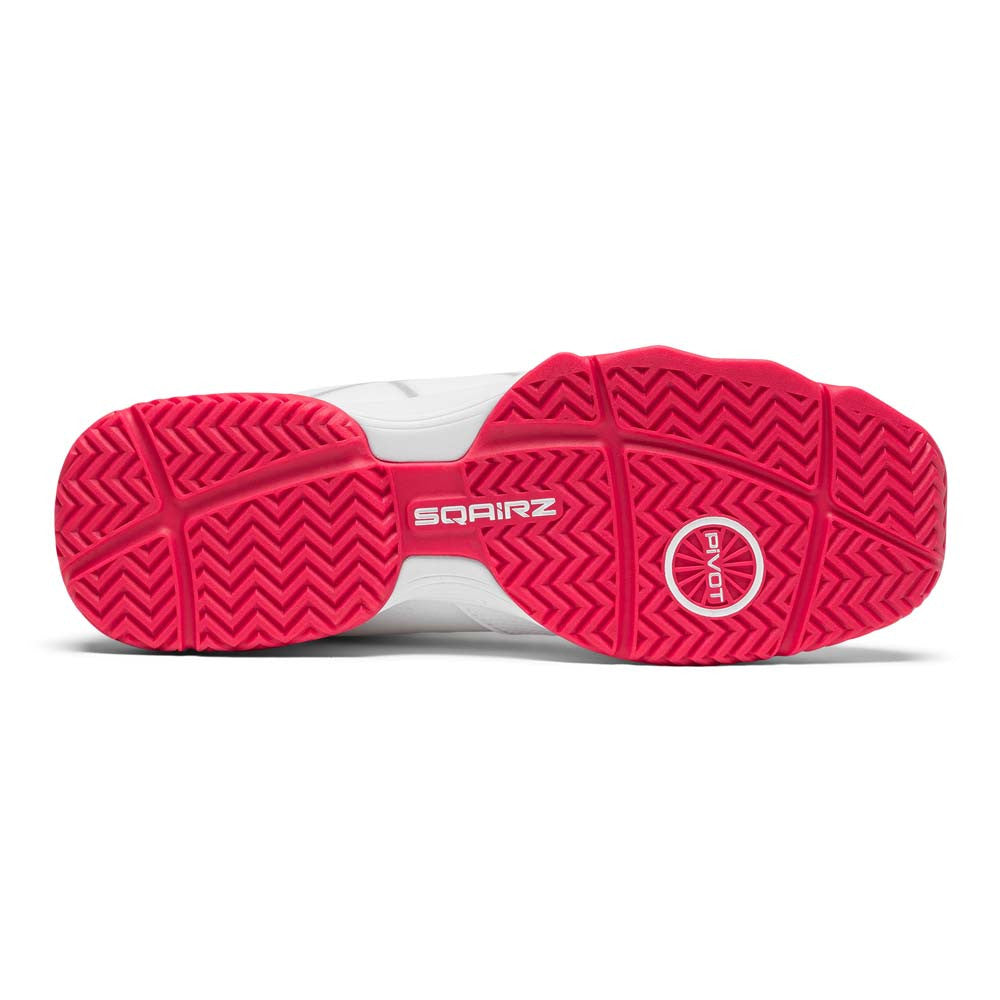 SQAIRZ XRZ™ White/Dark Pink Pickleball Court Shoes | Pickleball Sports
