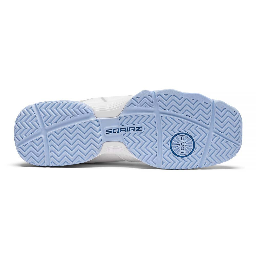 SQAIRZ XRZ™ White/Light Blue Pickleball Court Shoes | Pickleball Sports