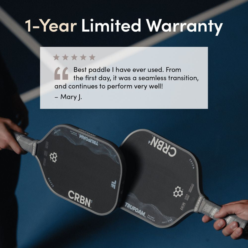 CRBN TruFoam Waves 1 Elongated Pickleball Paddle | Pickleball Sports