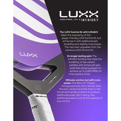 Selkirk LUXX Control Air InfiniGrit Invikta Pickleball Paddle | Pickleball Sports