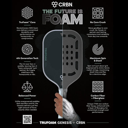 CRBN 3 TruFoam Genesis Pickleball Paddle | Pickleball Sports