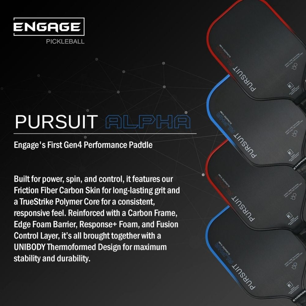 Engage Pursuit Alpha 14mm Pickleball Paddle | Pickleball Sports