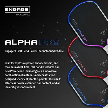 Engage Pursuit Alpha Pro 16mm Pickleball Paddle | Pickleball Sports
