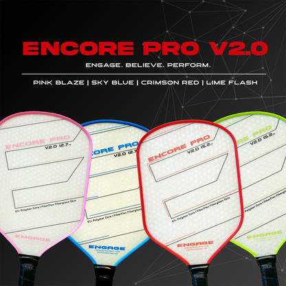 Engage Encore Pro V2.0 15.2mm Pickleball Paddle | Pickleball Sports