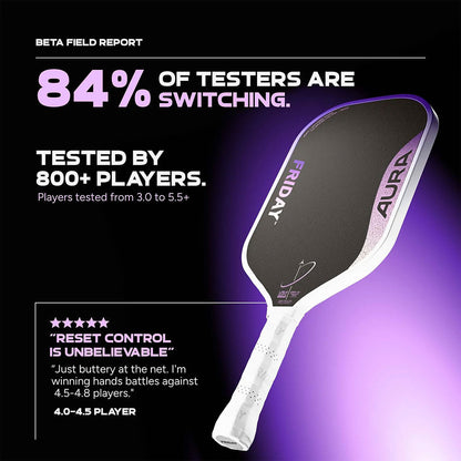 FRIDAY Aura Widebody Pickleball Paddle | Pickleball Sports
