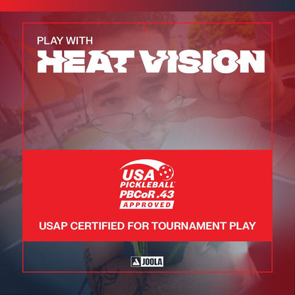 JOOLA Perseus Heat Vision 16mm Pickleball Paddle | Pickleball Sports