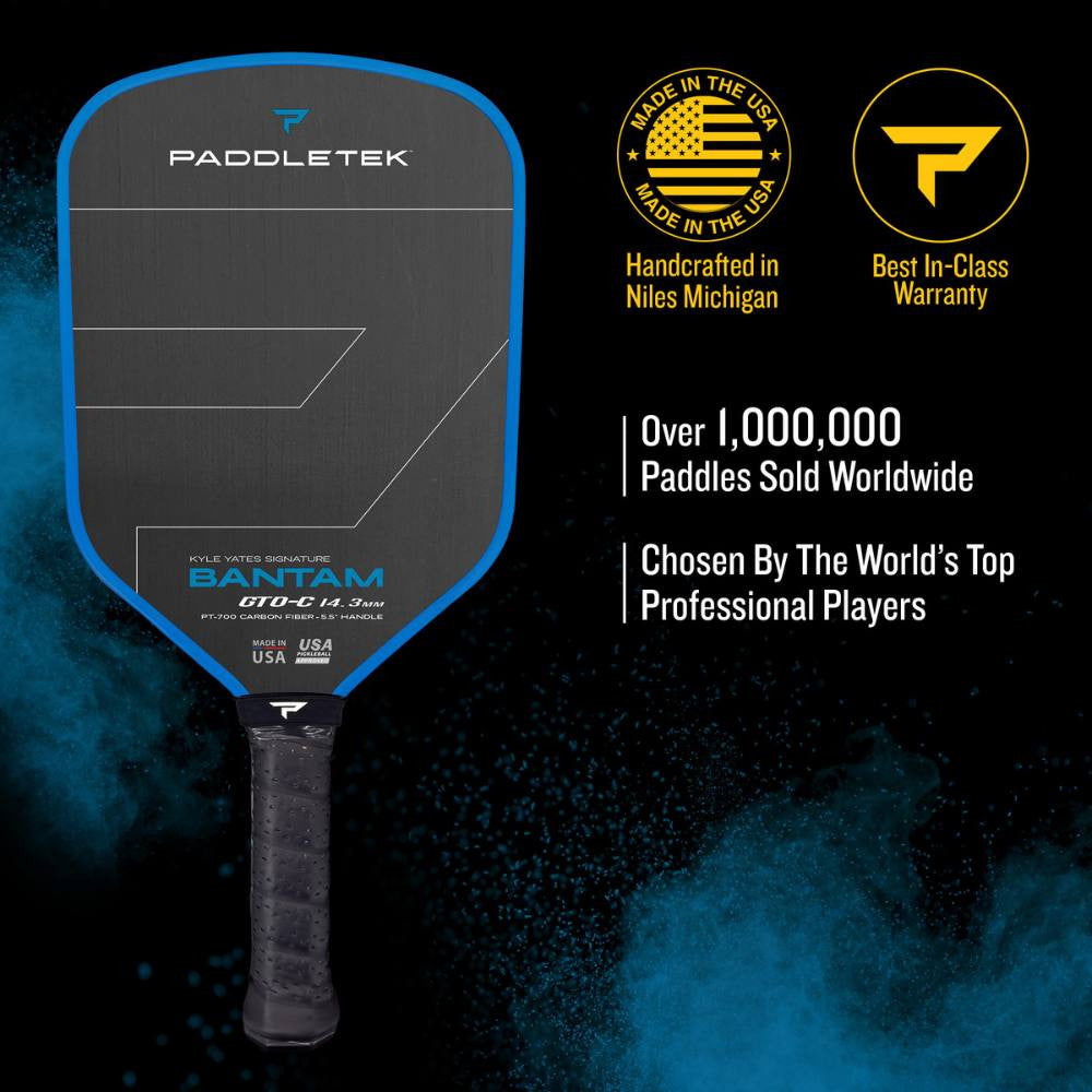 Paddletek Bantam GTO-C 14.3mm Pickleball Paddle | Pickleball Sports