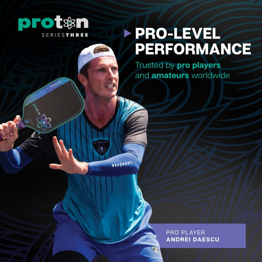 Proton Series Three Project Peacock 15mm Widebody Pickleball Paddle | Pickleball Sports