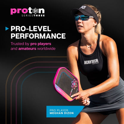Proton Series Three Project Peacock 13mm Widebody Pickleball Paddle | Pickleball Sports