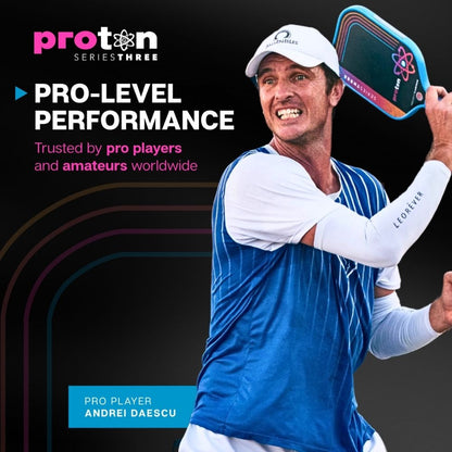 Proton Series Three Project Peacock 13mm Pickleball Paddle | Pickleball Sports