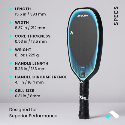 Avoura Rhapsody 13 Pickleball Paddle | Pickleball Sports