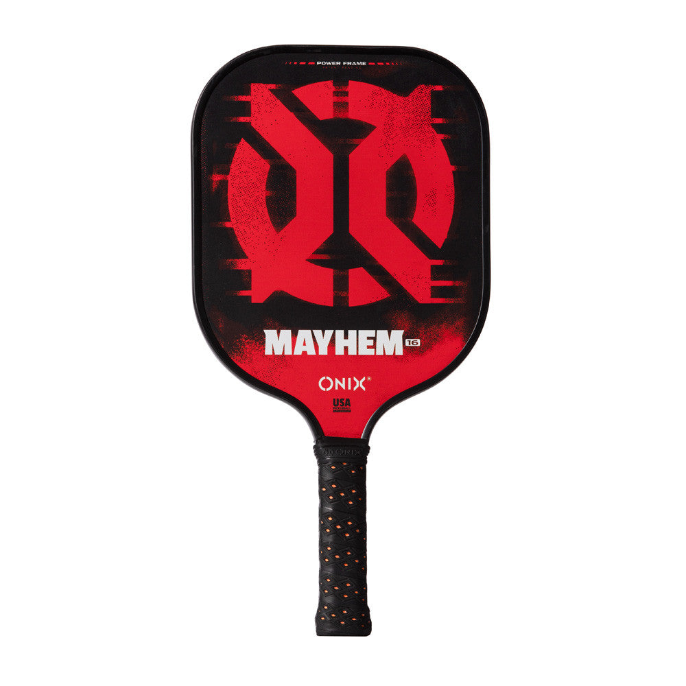 ONIX Evoke Mayhem Premier Pro Raw Carbon Pickleball Paddle | Pickleball Sports