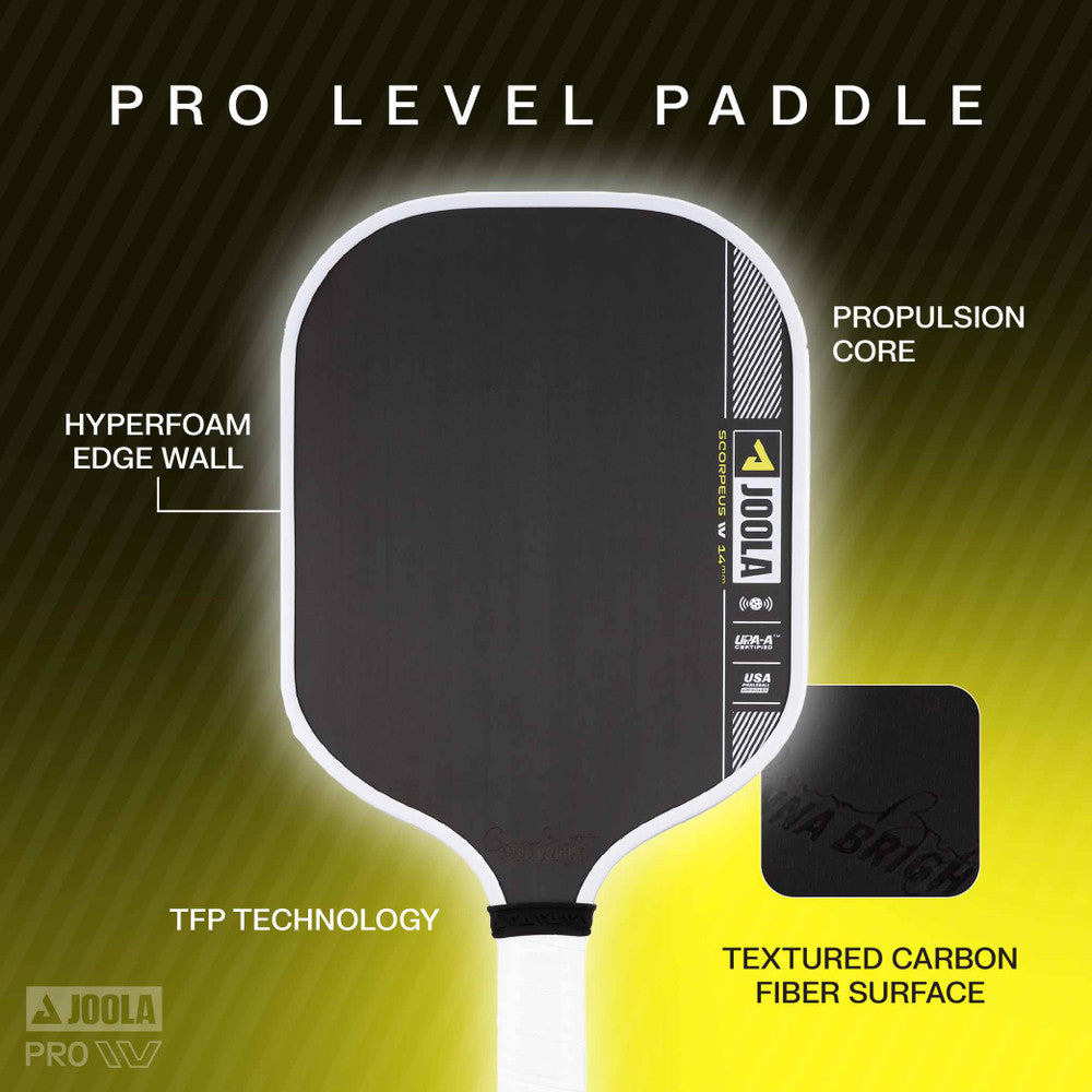JOOLA Anna Bright Scorpeus Pro IV 14mm Pickleball Paddle - USED | Pickleball Sports
