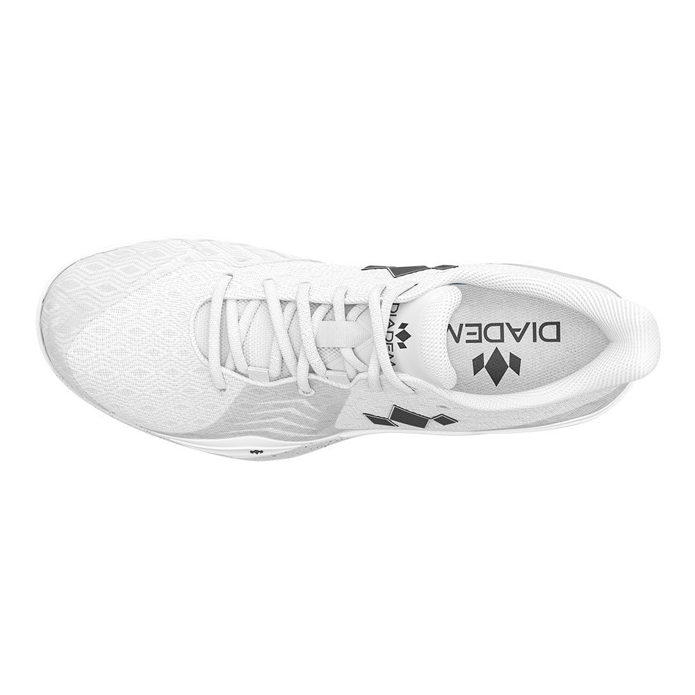 Diadem Court Burst Wide Court Shoe - Unisex - White/White | Pickleball Sports